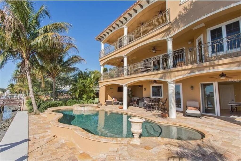 Large Mediterranean Oasis - Water Views & Pool Clearwater Beach Esterno foto
